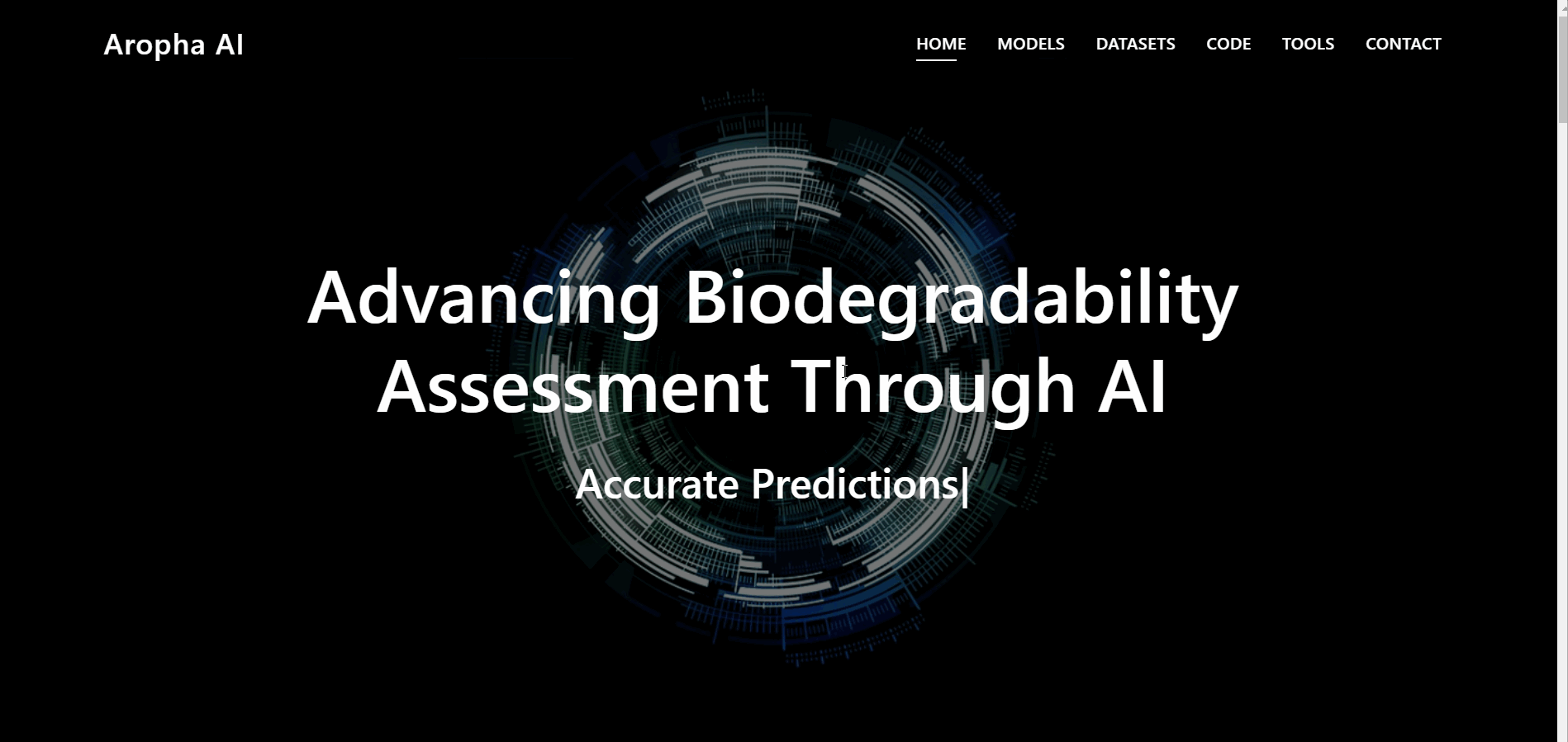 Aropha AI, machine learning for biodegradability prediction