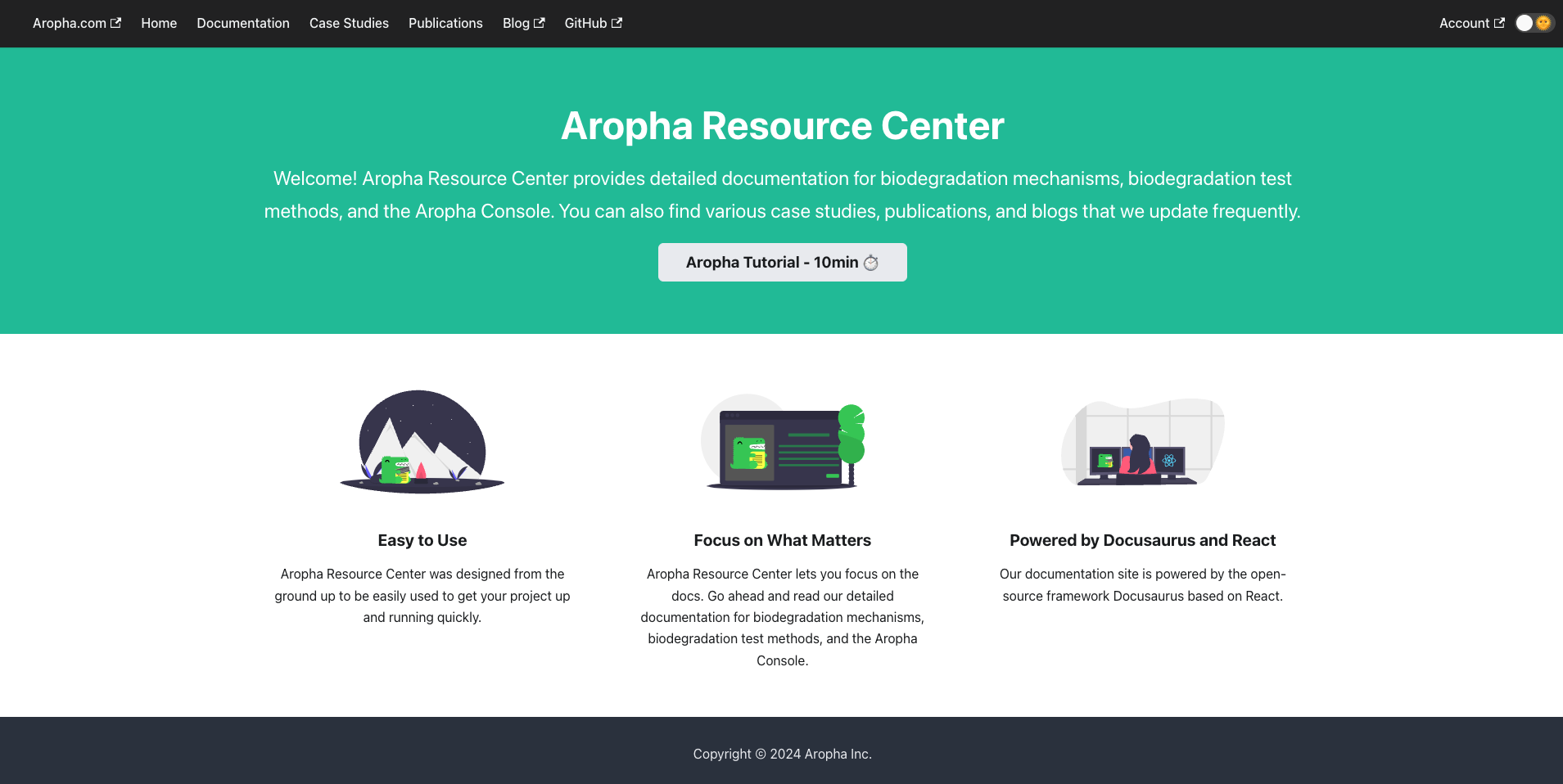 Aropha resource center