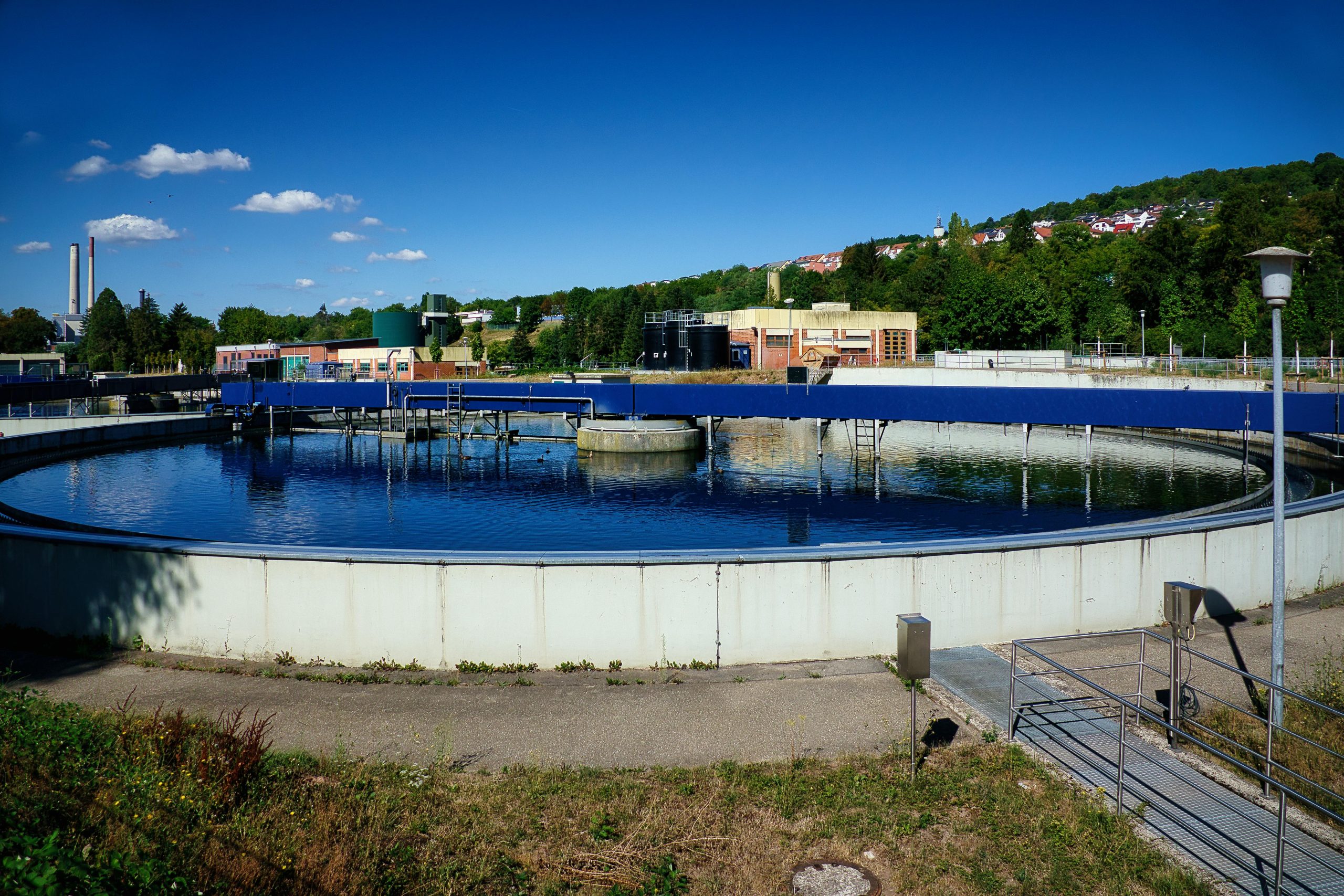 Image of a wastewater treatment facility